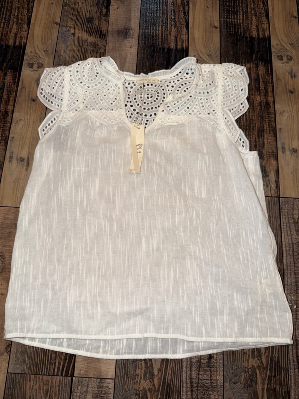Lovestitch white top